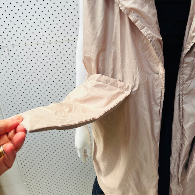 YCHQ / crispy nylon sleeveless long jacket / m/l (3886319050621255143)