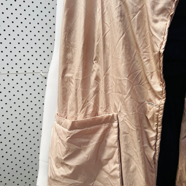 YCHQ / crispy nylon sleeveless long jacket / m/l (3886319062271448014)