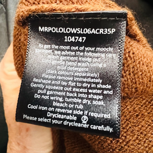 MOOCHI / polo low sleeve / wool + alpaca / one size Tops & shirts
