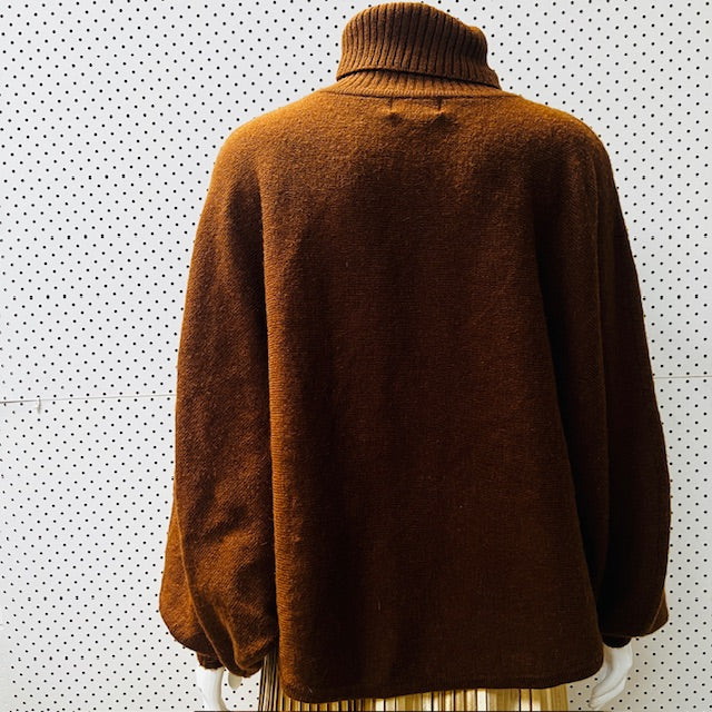 MOOCHI / polo low sleeve / wool + alpaca / one size Tops & shirts