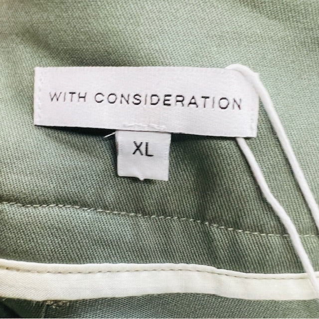 WITH CONSIDERATION / soho midi skirt in khaki / XL / new with tags / $280rrp Skirts