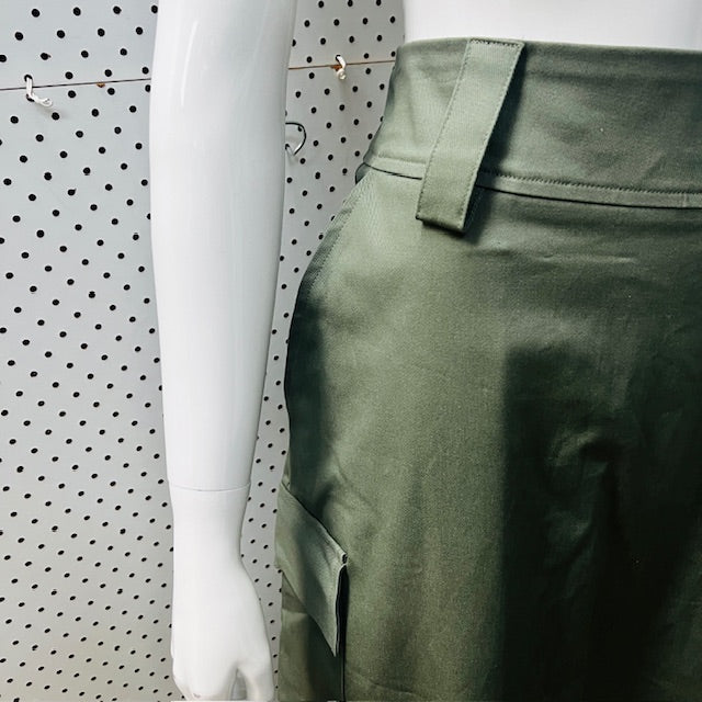 WITH CONSIDERATION / soho midi skirt in khaki / XL / new with tags / $280rrp Skirts