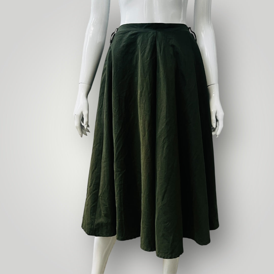 green flare skirt / s (3886319329140924501)