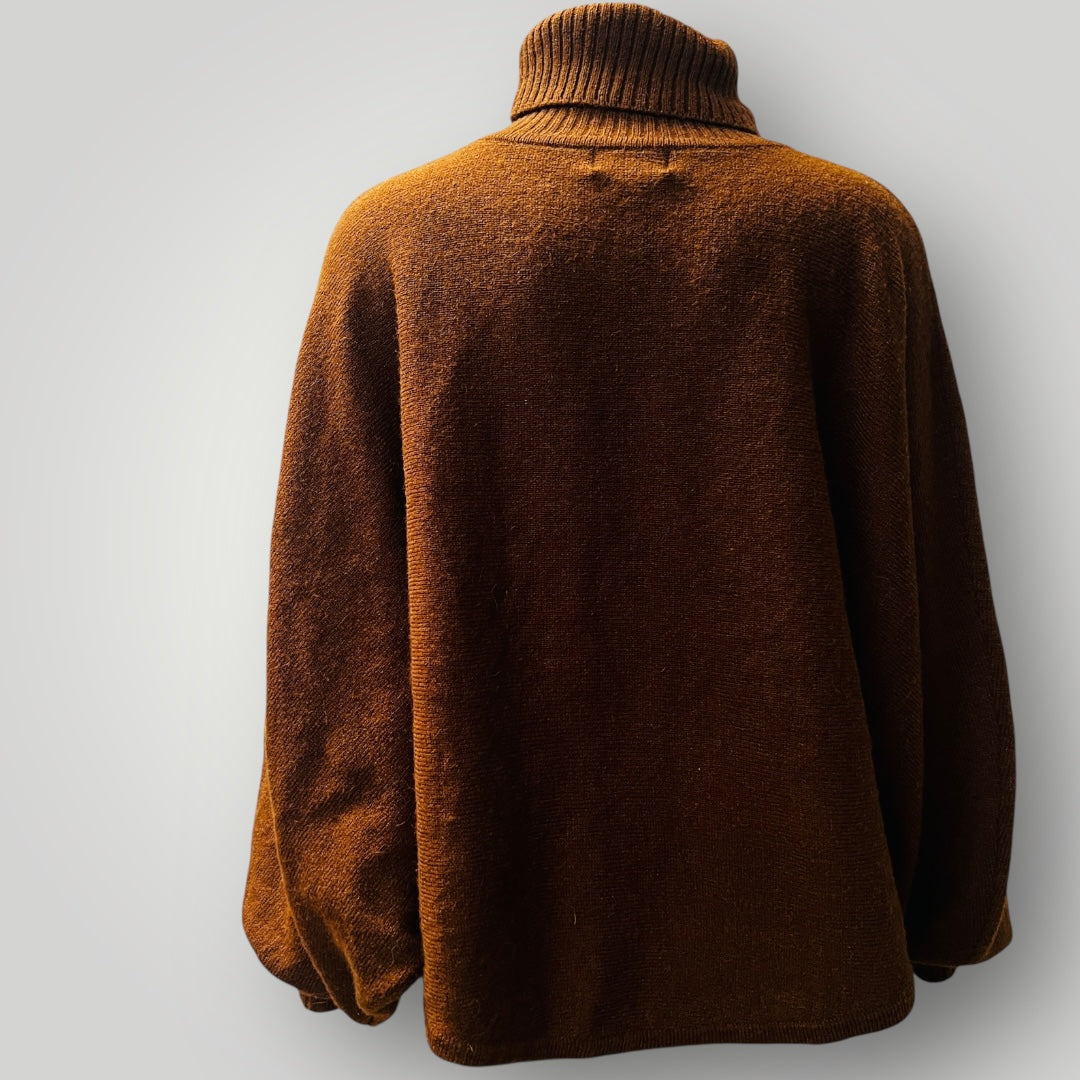 MOOCHI / polo low sleeve / wool + alpaca / one size Tops & shirts