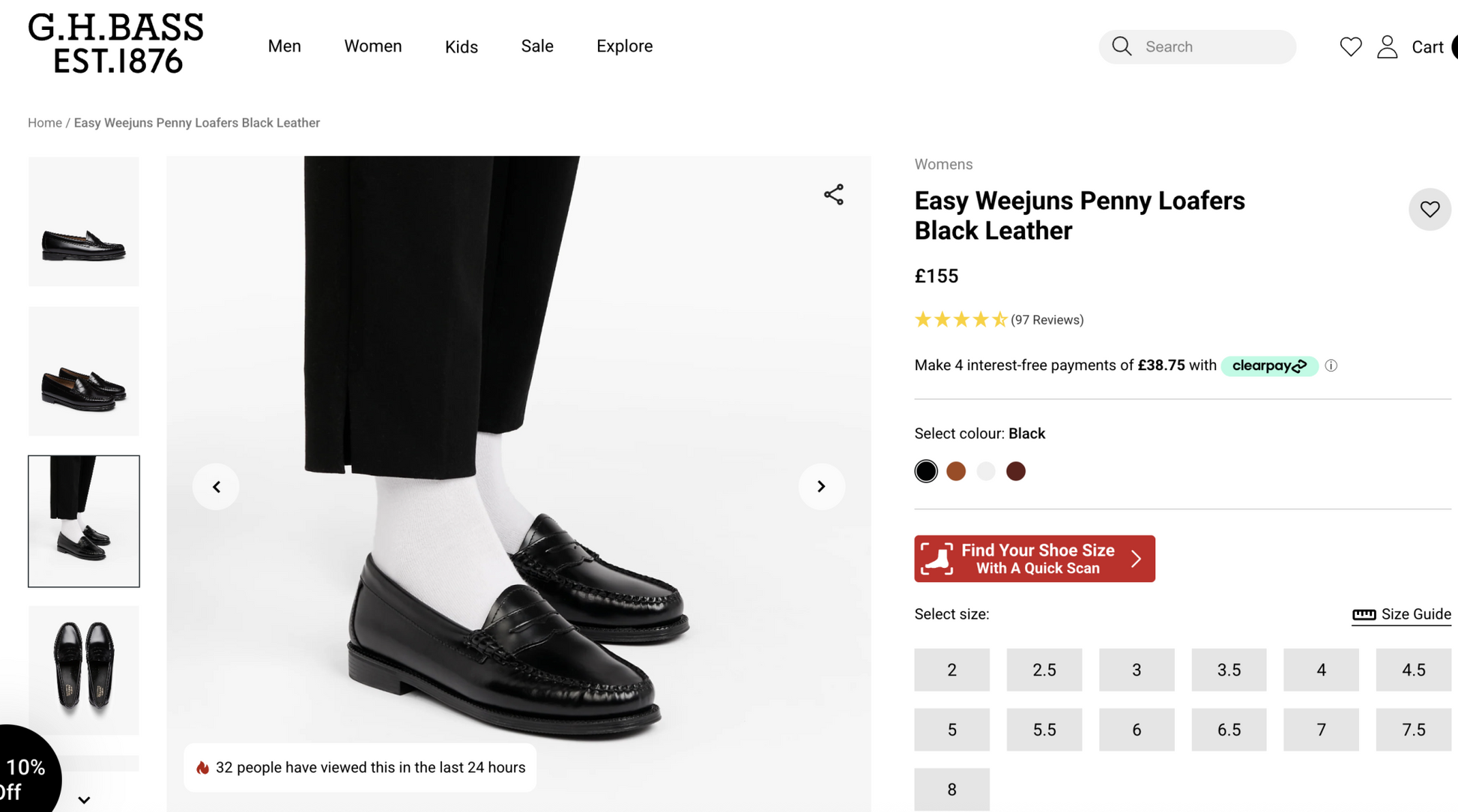 GH BASS / Weejuns Penny Loafers / 40/41 Shoes