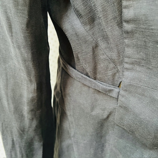 KITX / 'sacred geometric' linen jacket / black / 12 / made in australia Jackets