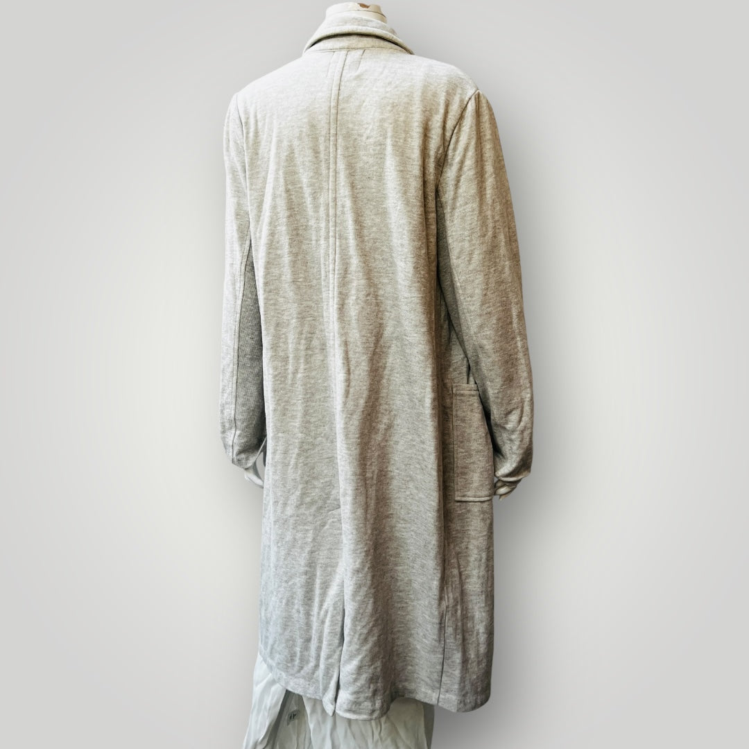 FOREVER 21 / long grey soft jacket / L (3886510583120234809)