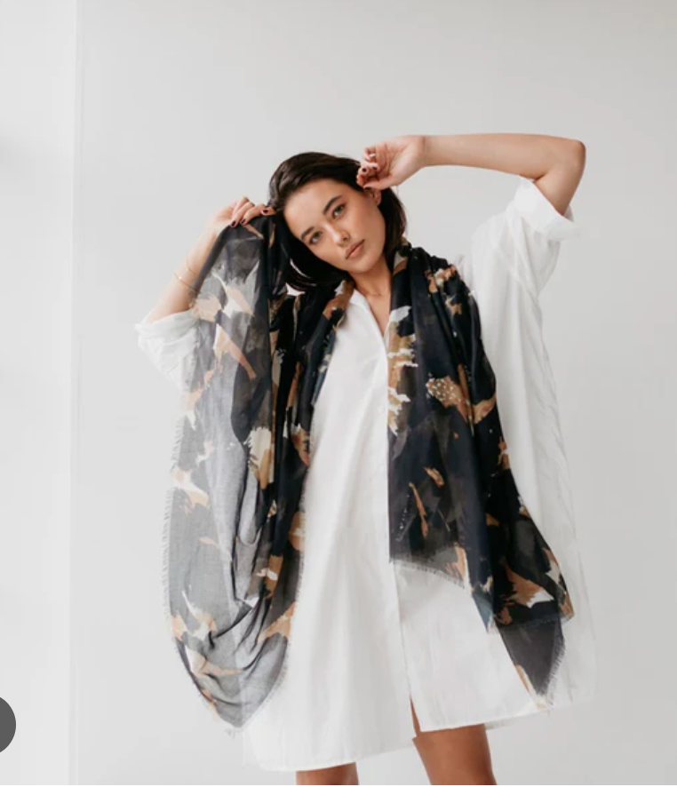 SOPHIE / scarf / large, patterned / designed in nz Scarves