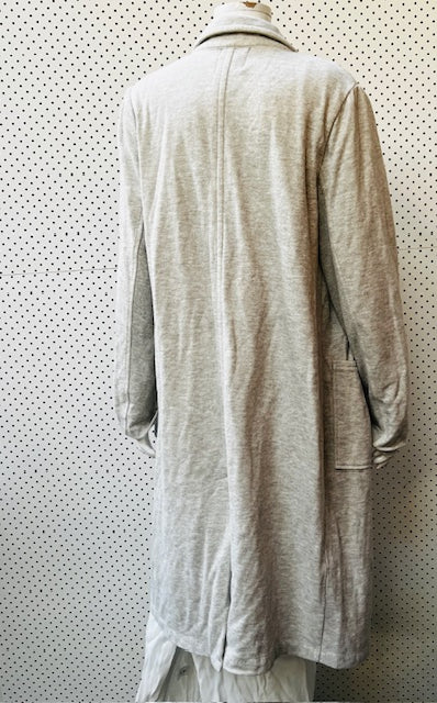 FOREVER 21 / long grey soft jacket / L (3886512582063245632)