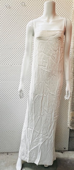 PARIS GEORGIA / white slip dress / s (3886832936185689947)