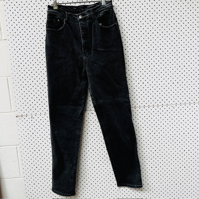 1990s american vintage / JANTZEN / high waisted skinny jeans / 30 (3886840046804687545)