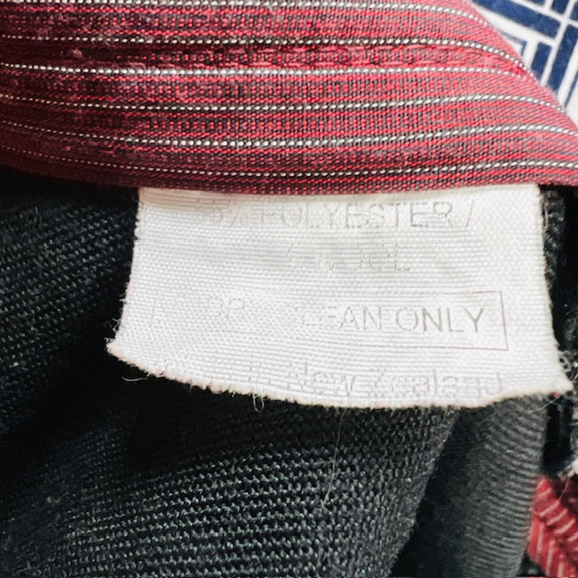 2000s nz vintage / CARLSON / wool mix pants / 10 / made in nz (3886840061494201577)