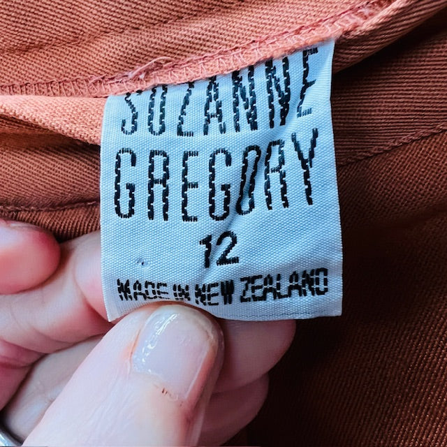1990s nz vintage / SUZANNE GREGORY / wool pants / s (3886840133664548538)