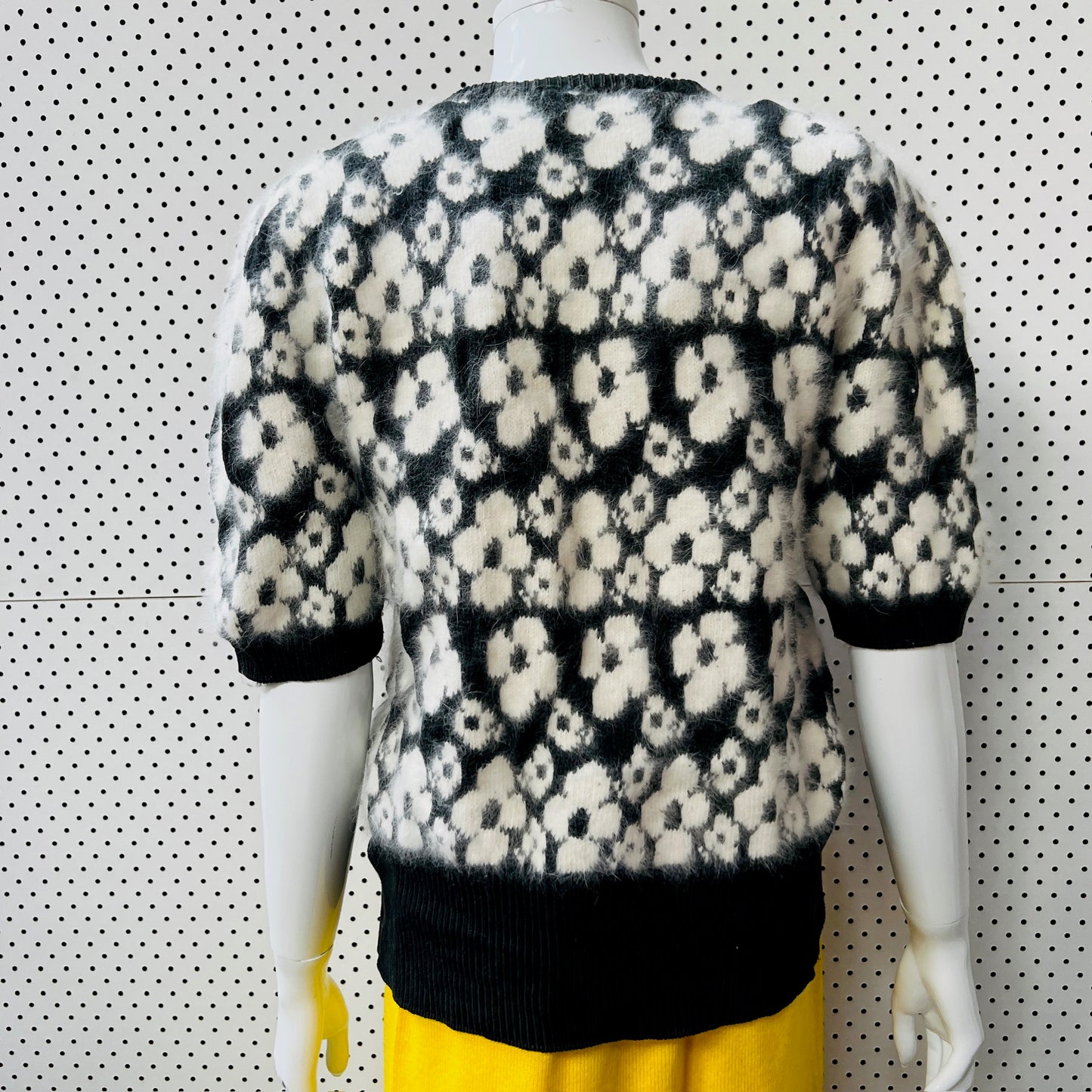 1980s aussie vintage / STEPHAN TAUSSIG / angora cardigan / s (3886921766687256725)
