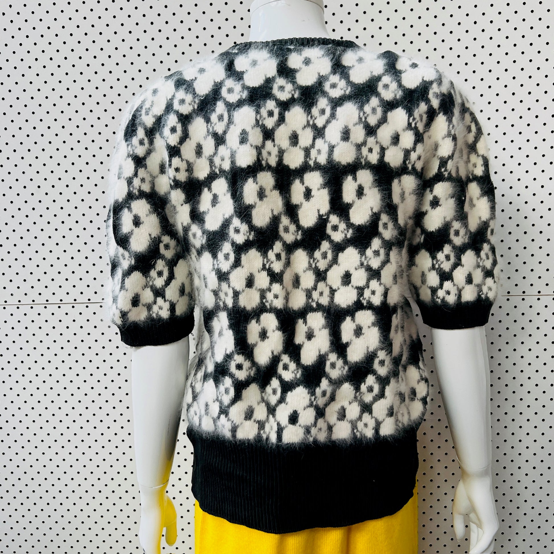 1980s aussie vintage / STEPHAN TAUSSIG / angora cardigan / s (3886921766687256725)