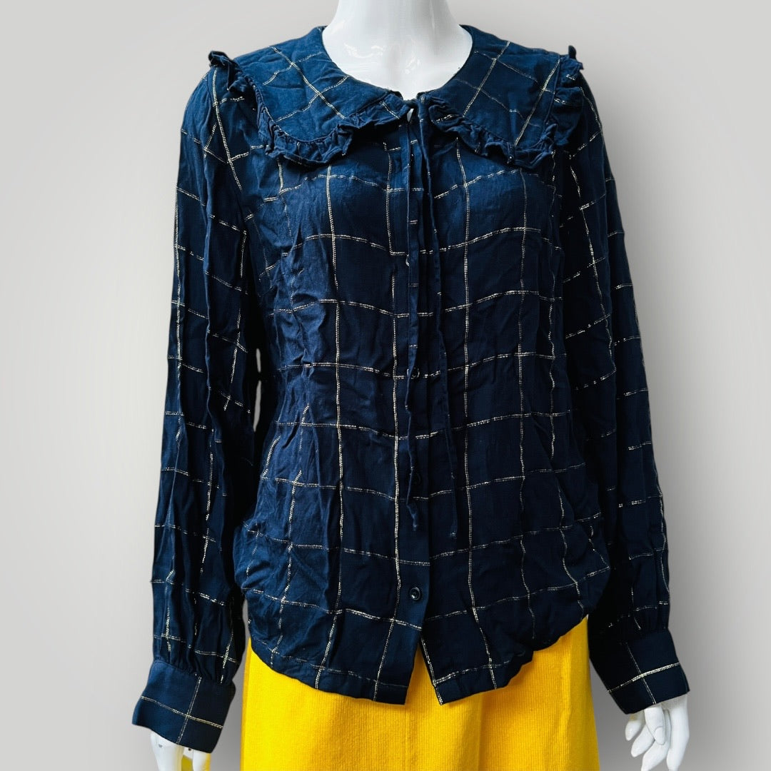 Next / yoke collar shirt with gold thread / 10 (3886921893630781529)