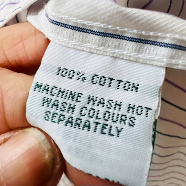 RODD + GUNN / striped cotton shirt / m (3886923090351490969)
