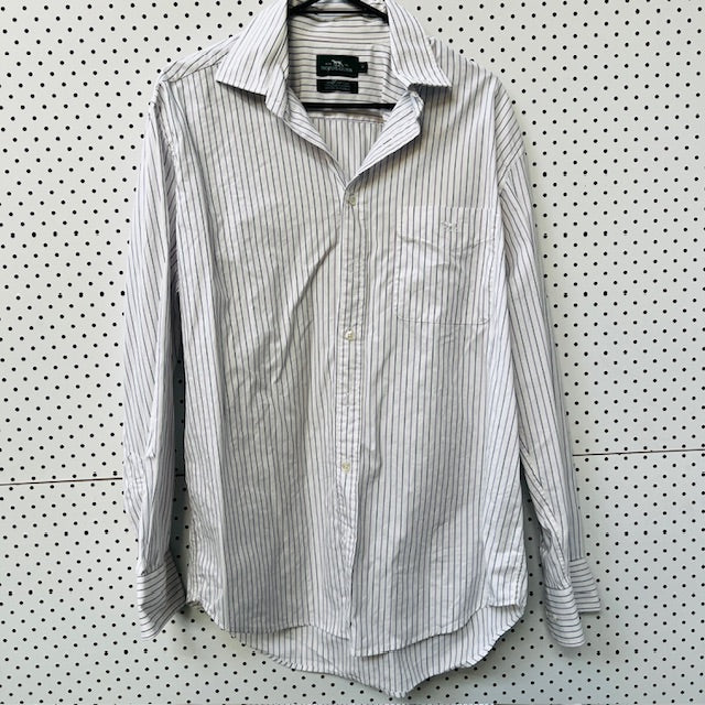 RODD + GUNN / striped cotton shirt / m (3886923097921494628)