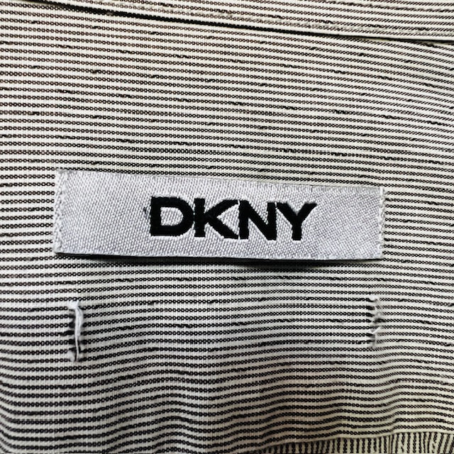 DKNY / striped cotton shirt / m (3886923110156211670)