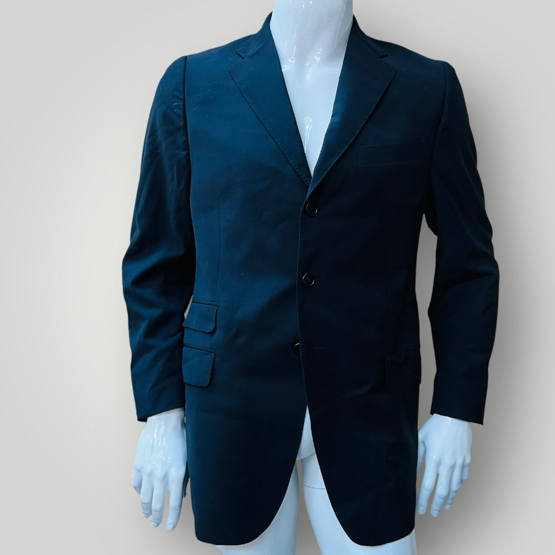 HARROLDS / wool blazer / 52r / L / made in italy (3886923363424114131)