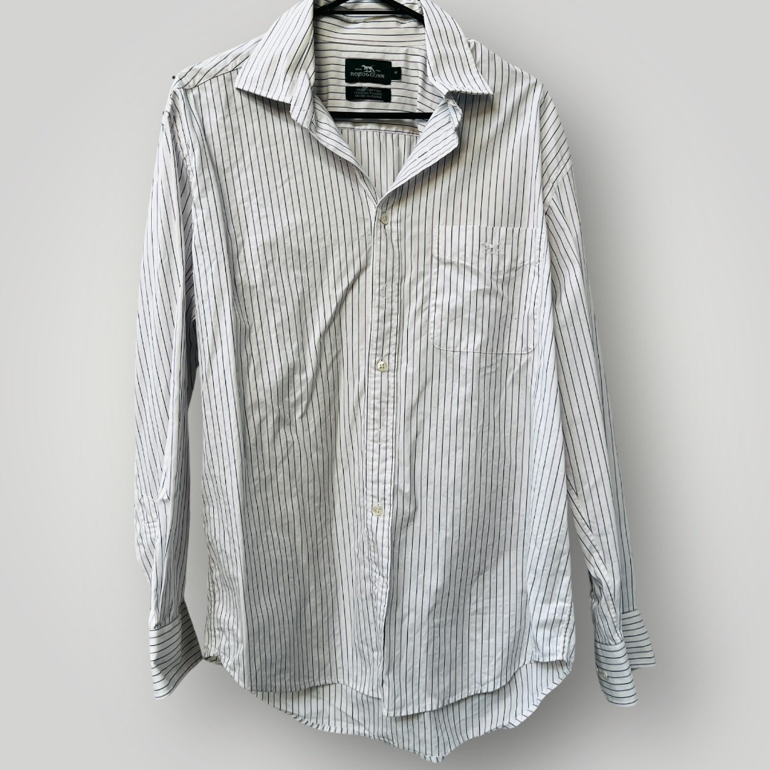 RODD + GUNN / striped cotton shirt / m (3886923396560956154)