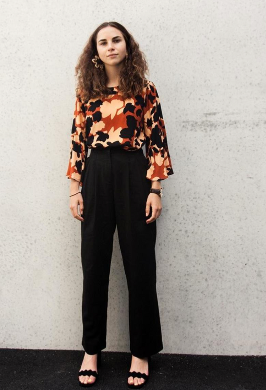 Twenty-seven Names / striking print top / 10 / made in nz Tops & shirts