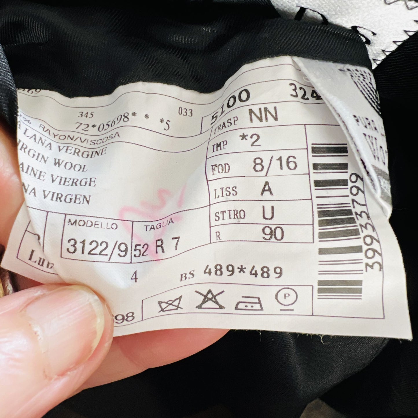 HARROLDS / wool blazer / 52r / L / made in italy (3887015968592555750)