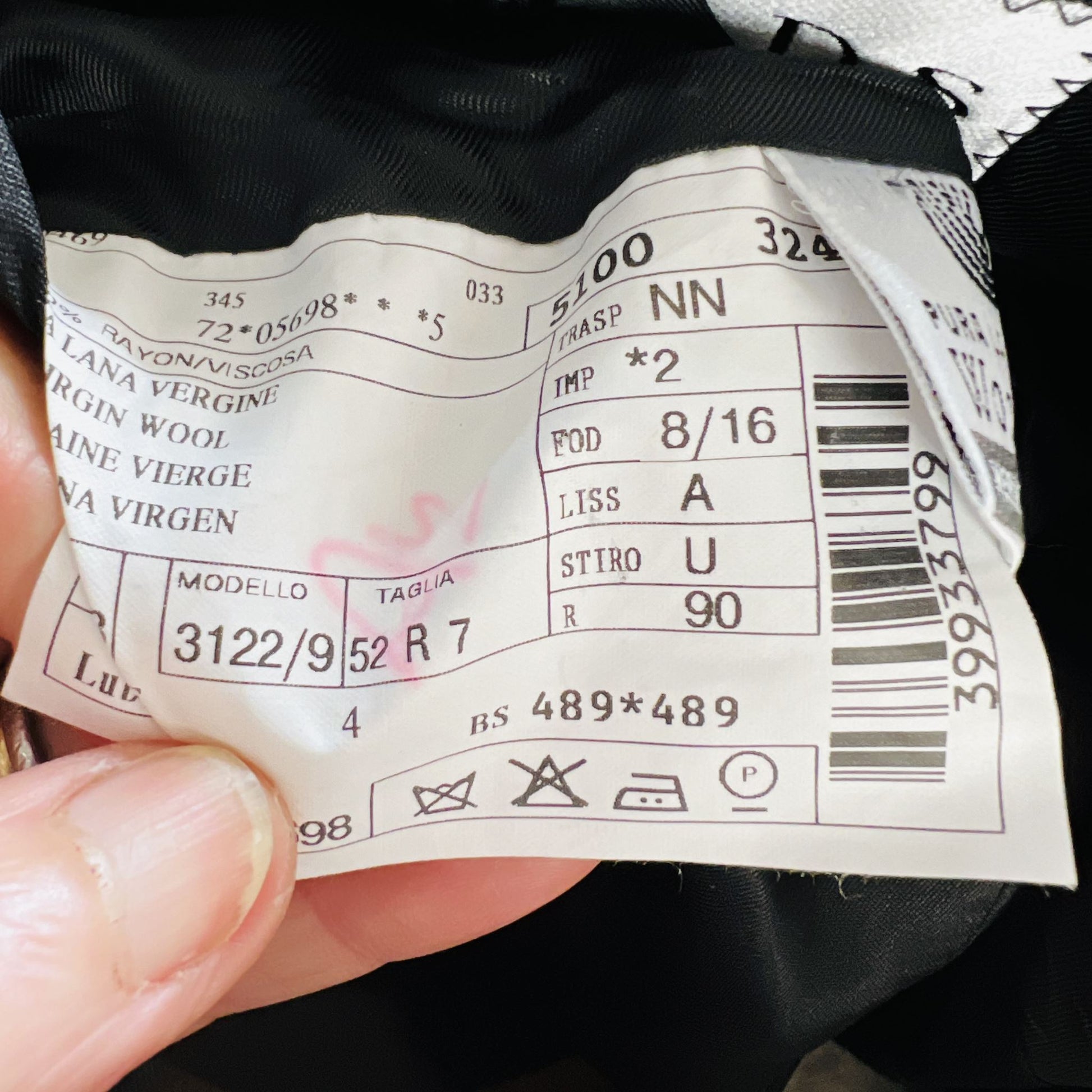 HARROLDS / wool blazer / 52r / L / made in italy (3887015968592555750)