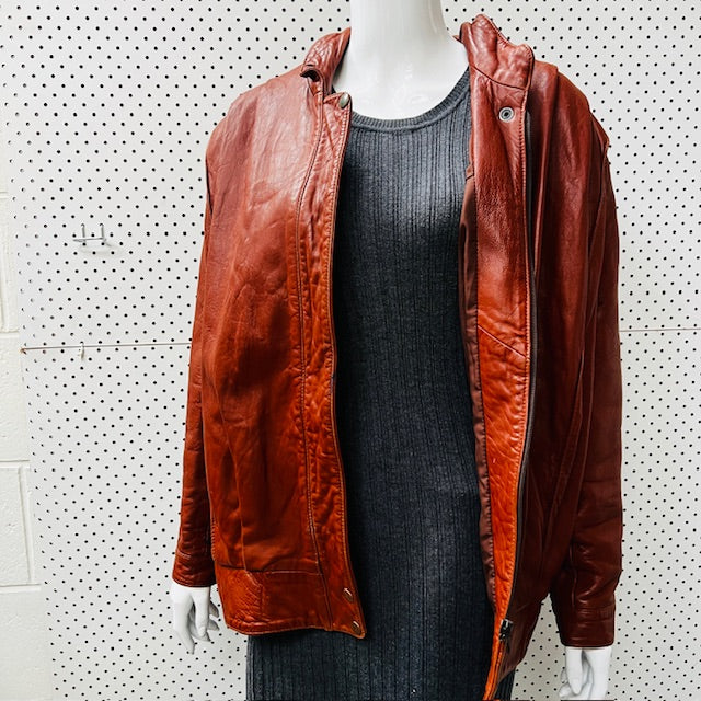 1980s nz vintage / LEATHER IMAGE / leather jacket / 14 (3887024342709645552)