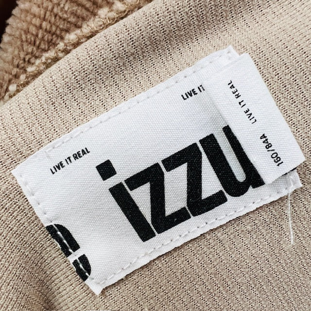 IZZUE / logo-appliqué corduroy top / s (3887024472418565566)