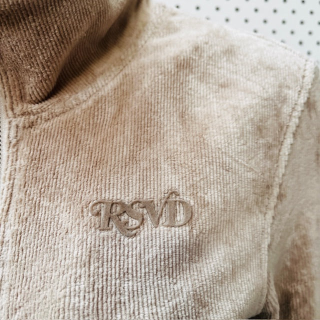 IZZUE / logo-appliqué corduroy top / s (3887024476053682847)