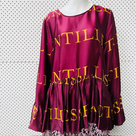 TRELISE COOPER / now you see me / silk top / 12 Tops & shirts
