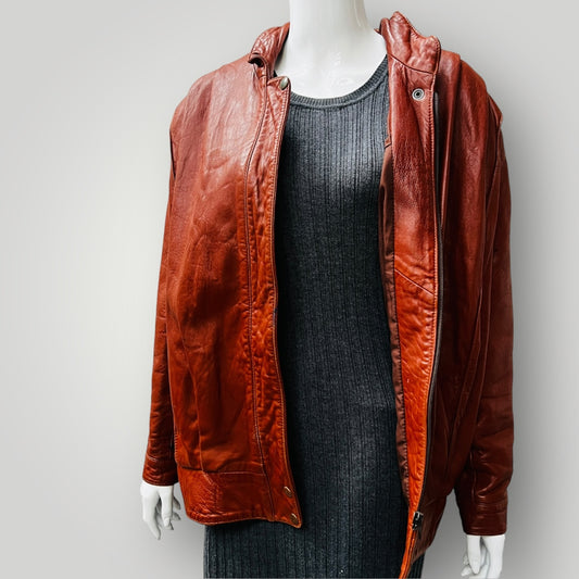 1980s nz vintage / LEATHER IMAGE / leather jacket / 14 Jackets