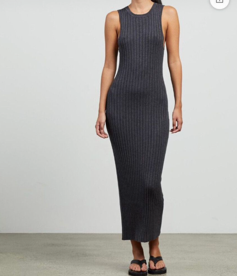 MARLE / rita dress in merino cotton / s (3887095321619237946)