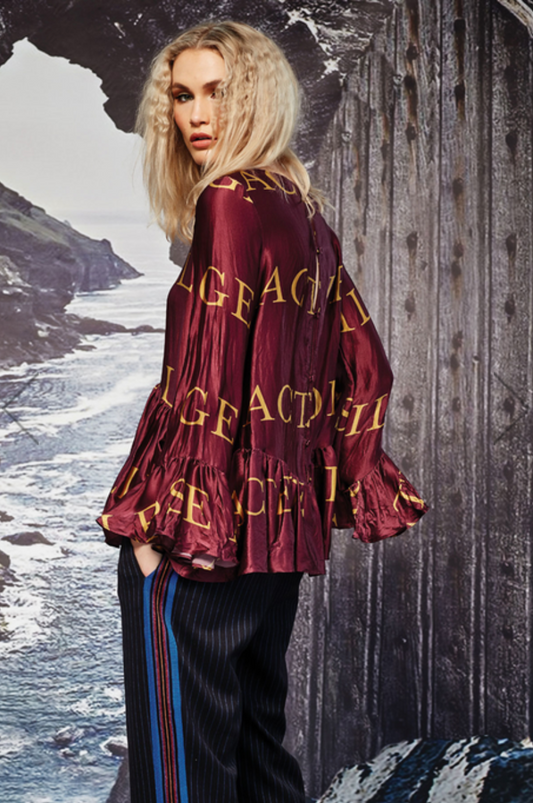 TRELISE COOPER / now you see me / silk top / 12 Tops & shirts