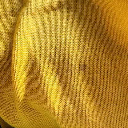 1990s nz vintage / GAYE BARTLETT / bright yellow knit tube skirt / s/m (3887179733831172965)