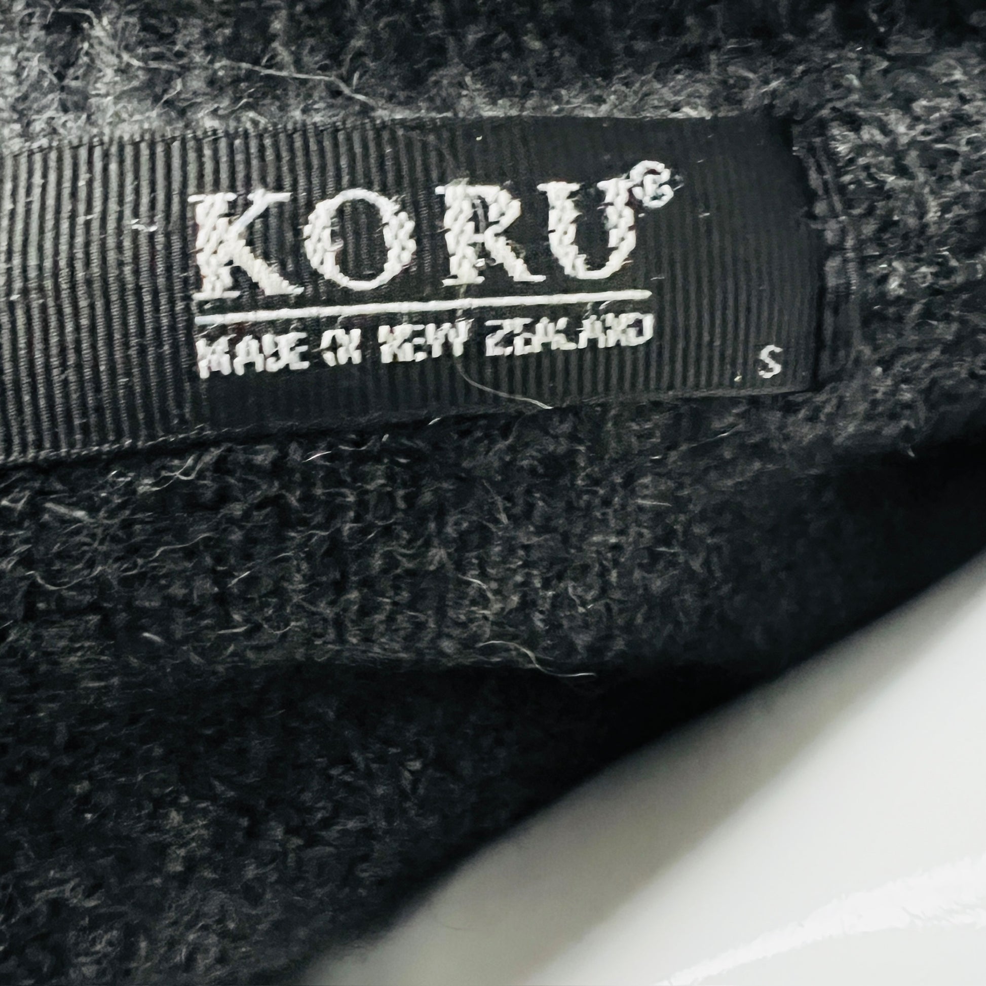 KORU / merino possum silk grey zip front cardigan / s / made in nz (3887558889323379371)