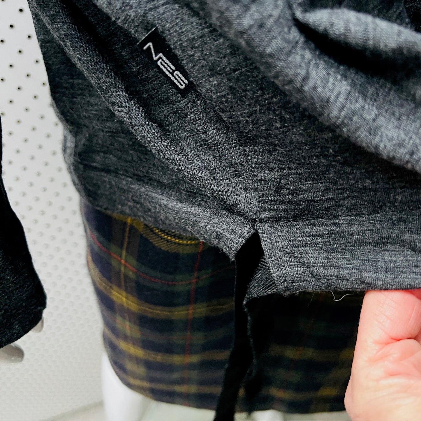 NES / light grey merino jumper / oversized m (3887558908212116329)