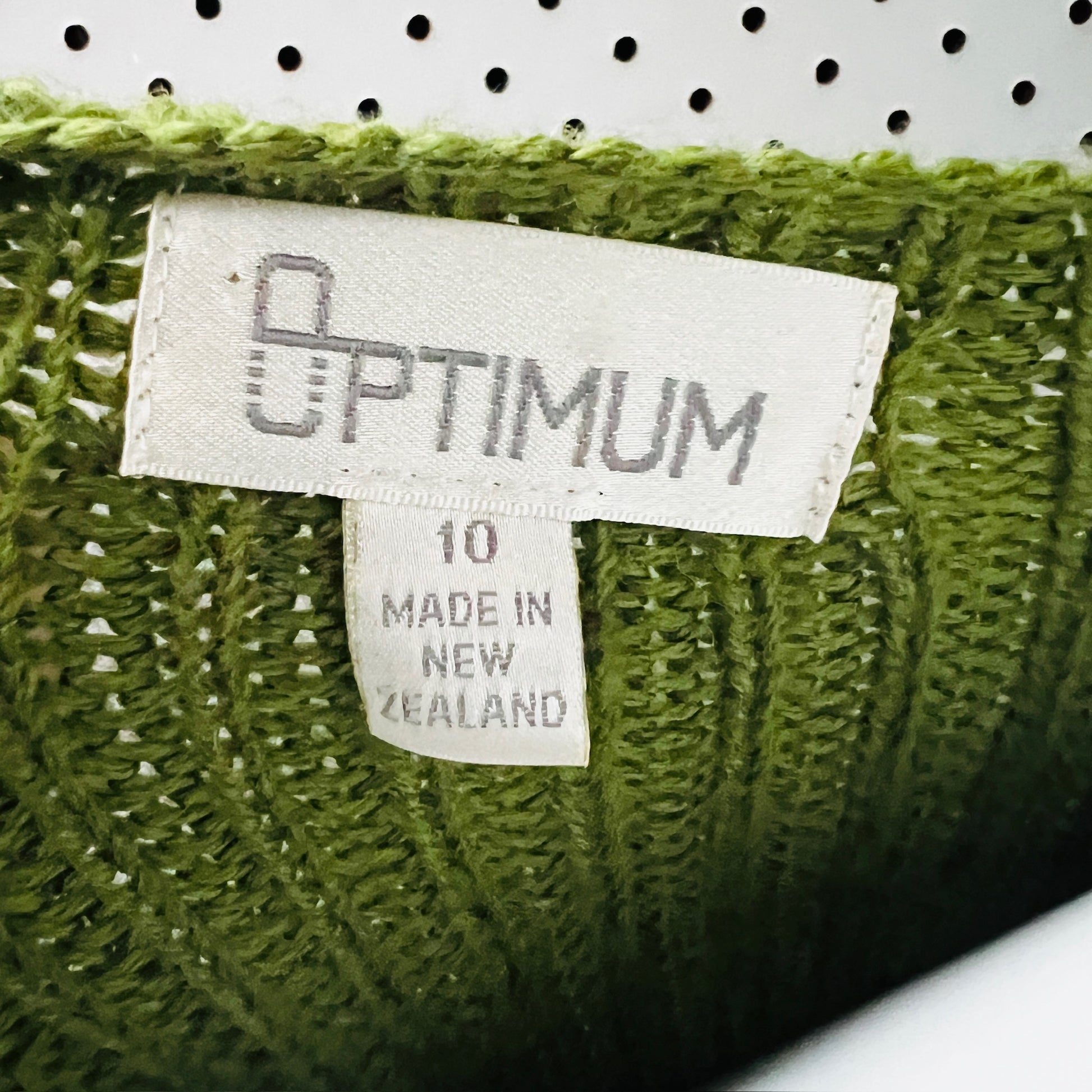OPTIMUM / green ribbed merino jumper / 10 (3887558927132761938)