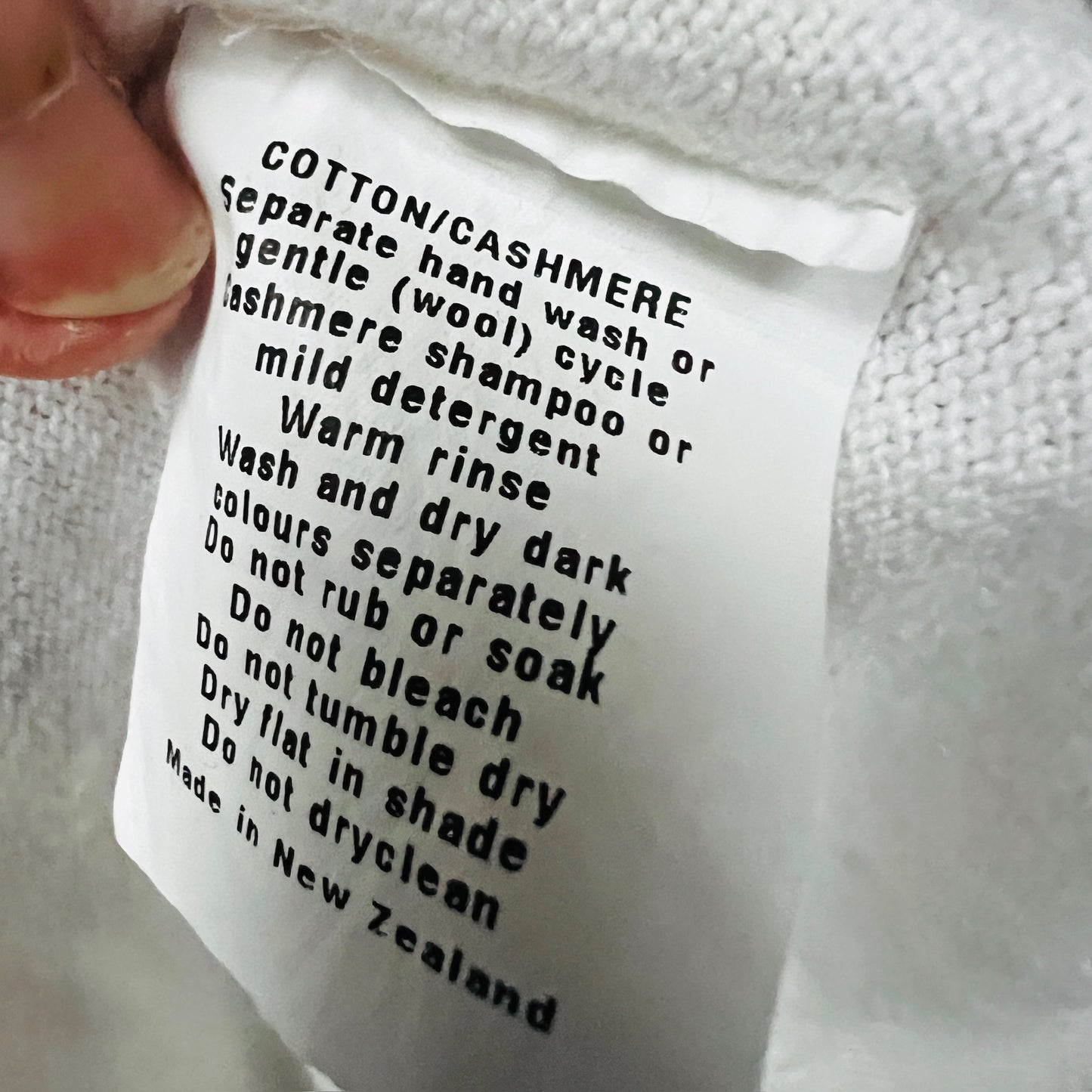 CHAPMAN / white knit / OSFA / made in nz (3887558968903982570)