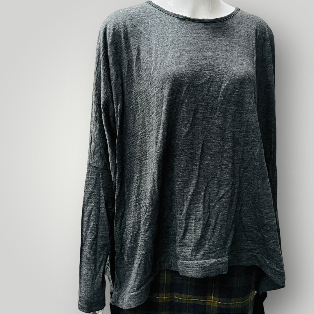 NES / light grey merino jumper / oversized m (3887558987043035107)