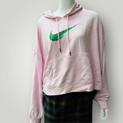 NIKE / pink hoodie / oversized m (3887558993792315026)