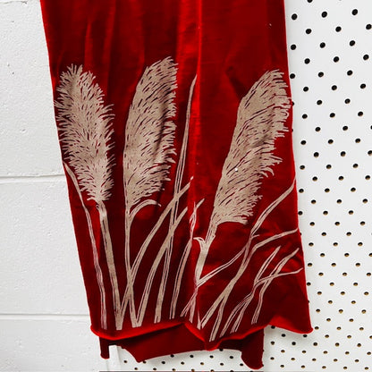 JILL MAIN / merino scarf with toi toi print / made in nz (3888053360266078332)