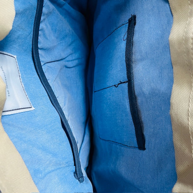 HERSCHEL / striped canvas tote bag (3888053378987357675)