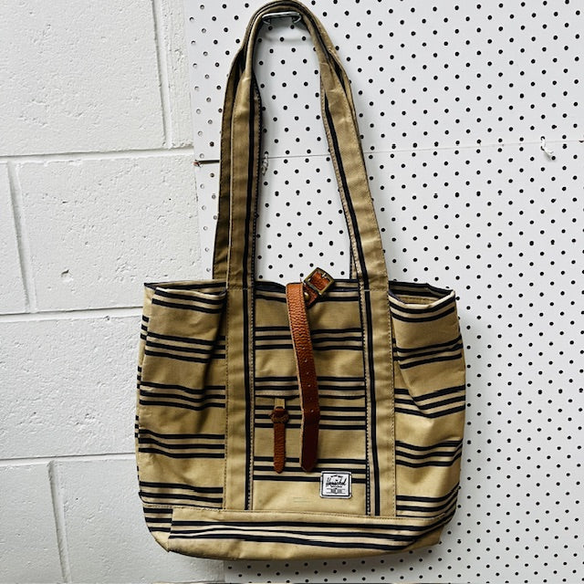 HERSCHEL / striped canvas tote bag (3888053384082000147)