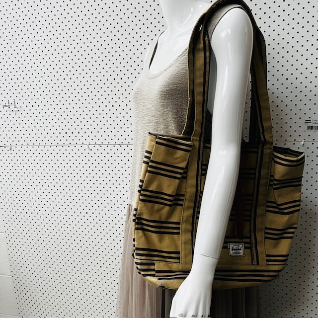 HERSCHEL / striped canvas tote bag (3888053385645883630)