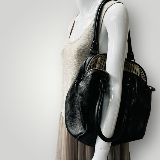 STATUS ANXIETY / 'force of being' large leather bag with shoulder strap (3888053843712908023)