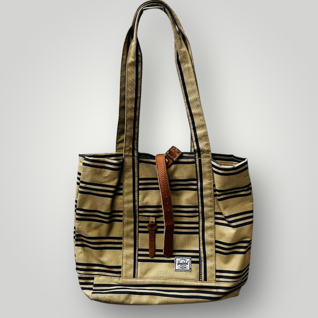 HERSCHEL / striped canvas tote bag (3888053852062425213)