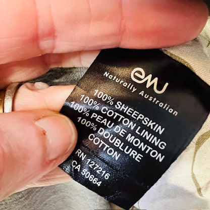 EMU / brown leather jacket / made in australia / S (3888149174364149766)