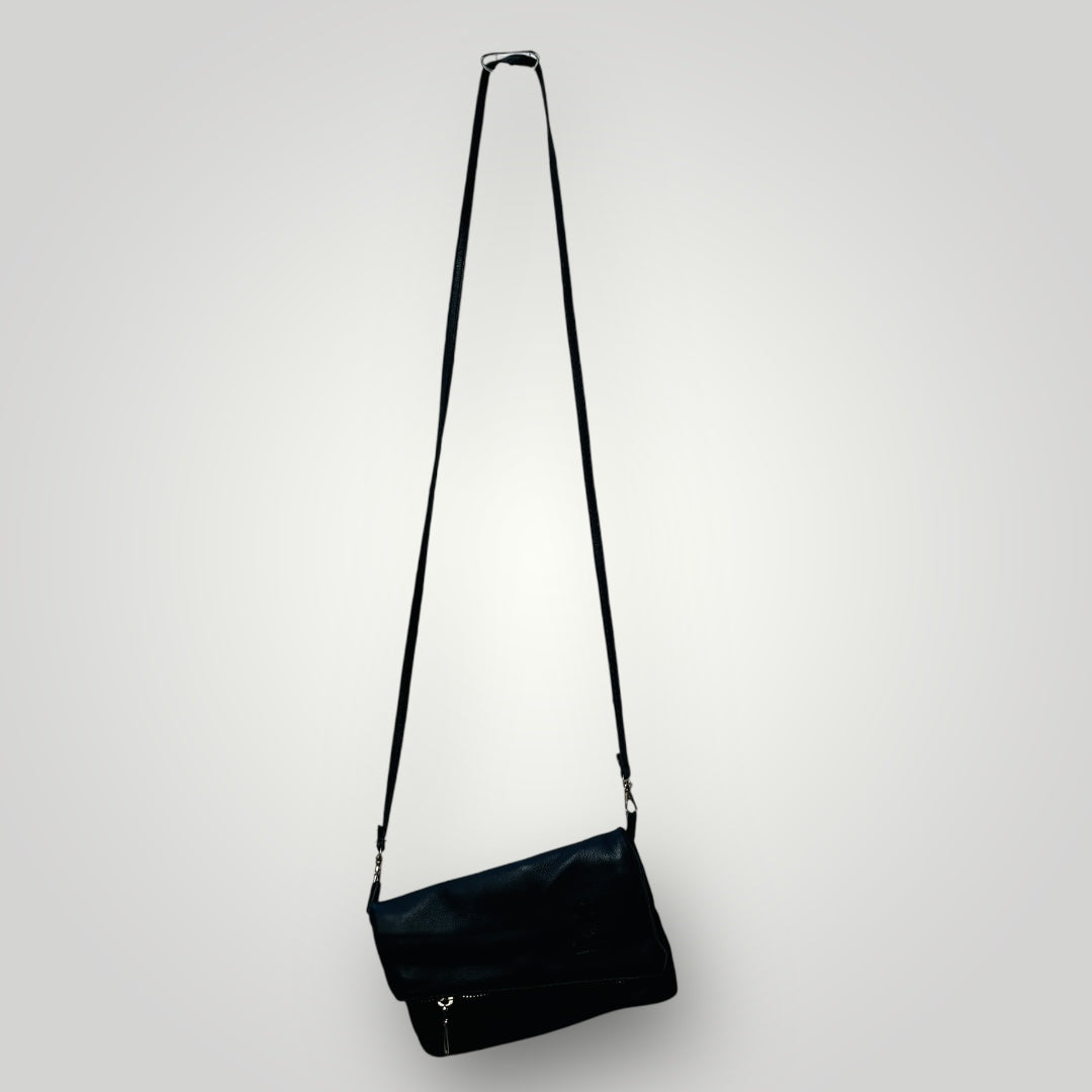 made in italy / genuine leather small cross body bag / deep blue (3888149410282094703)